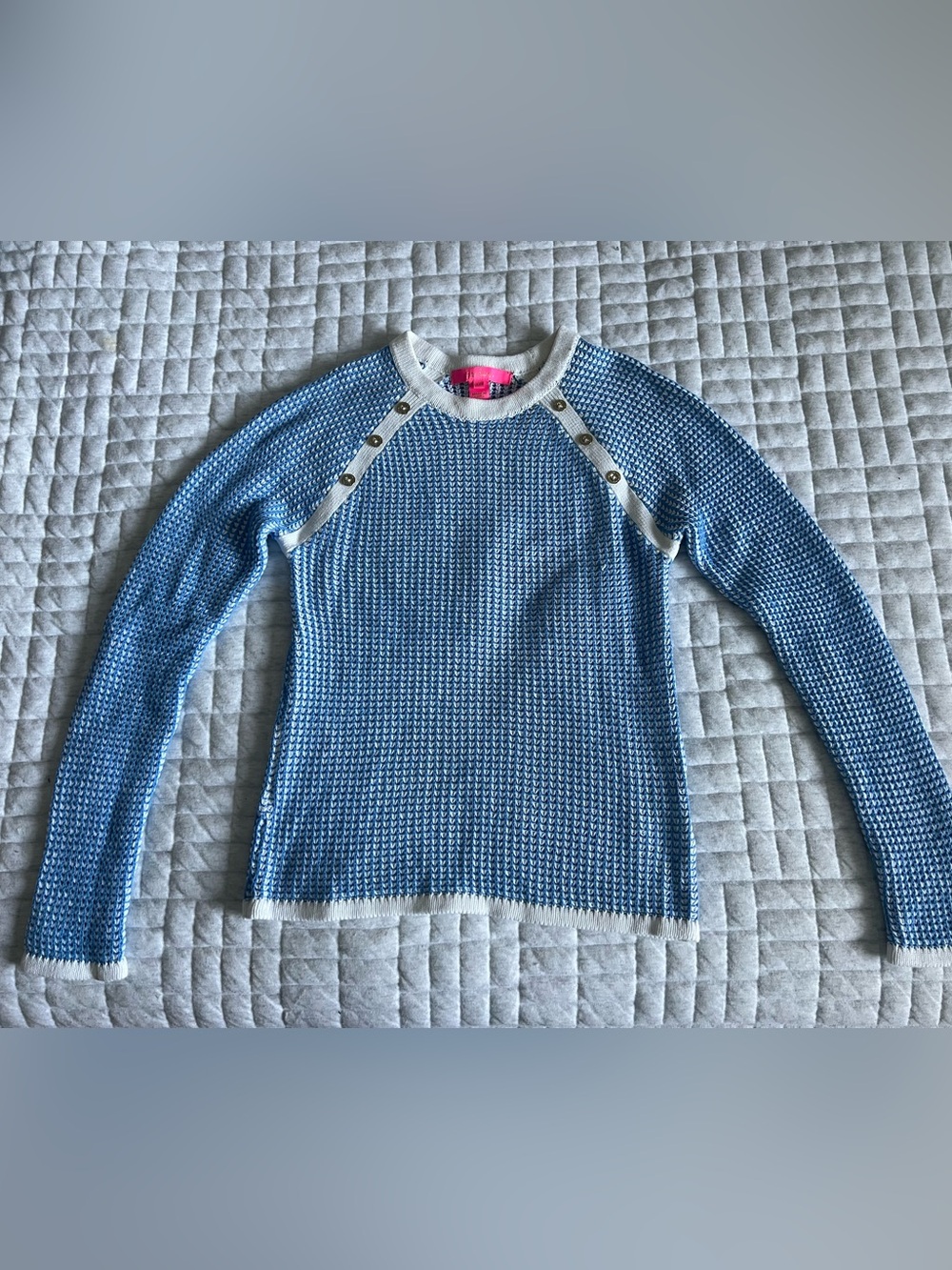 Lilly Pulitzer Costella Blue Sweater Size XXS